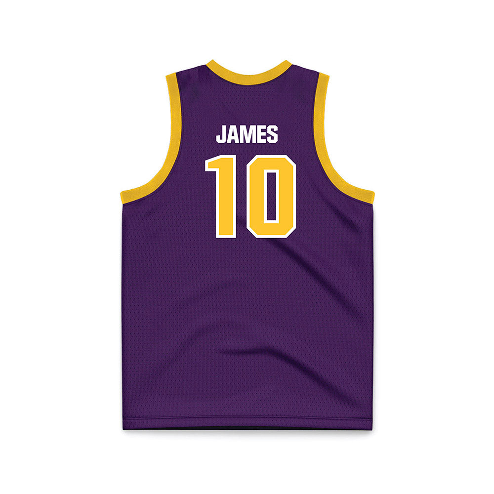 Montevallo - NCAA Men's Basketball : Bryant James - Basketball Jersey-1