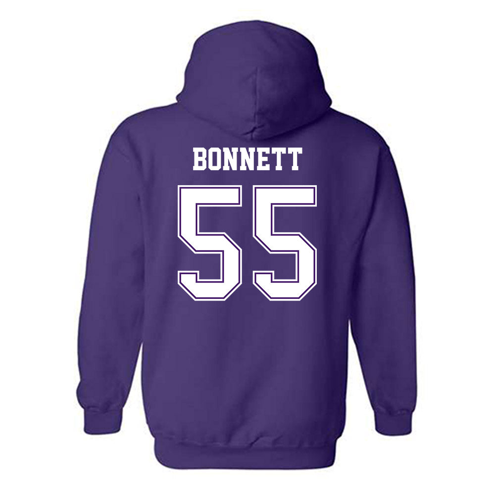 Truman - NCAA Football : Wyatt Bonnett - Classic Shersey Hooded Sweatshirt-1