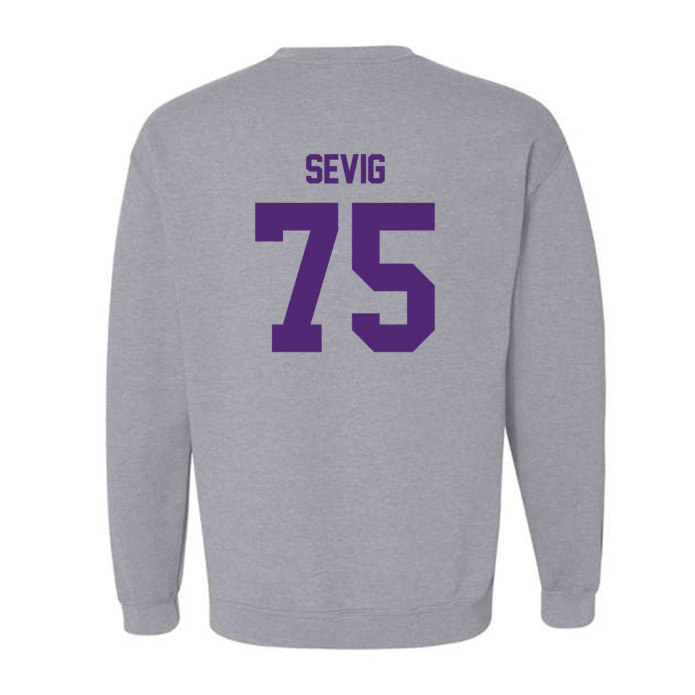 Truman - NCAA Football : Oliver Sevig - Classic Shersey Crewneck Sweatshirt-1