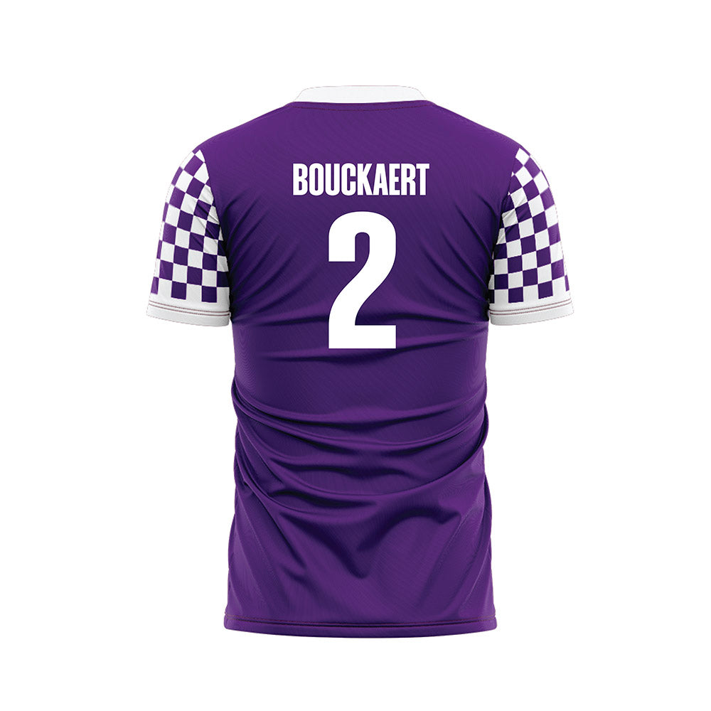 Truman - NCAA Men's Soccer : Tyler Bouckaert - Purple Soccer Jersey-1