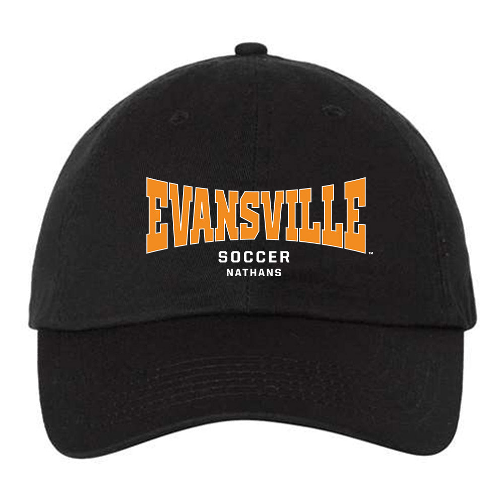 Evansville - NCAA Women's Soccer : Emma Nathans - Dad Hat-0