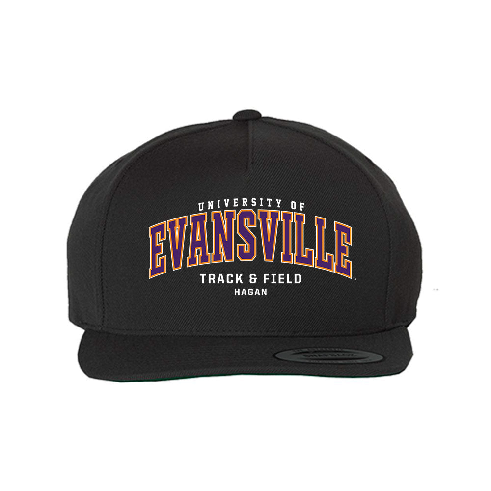 Evansville - NCAA Women's Track & Field : Mallory Hagan - Snapback Hat-0