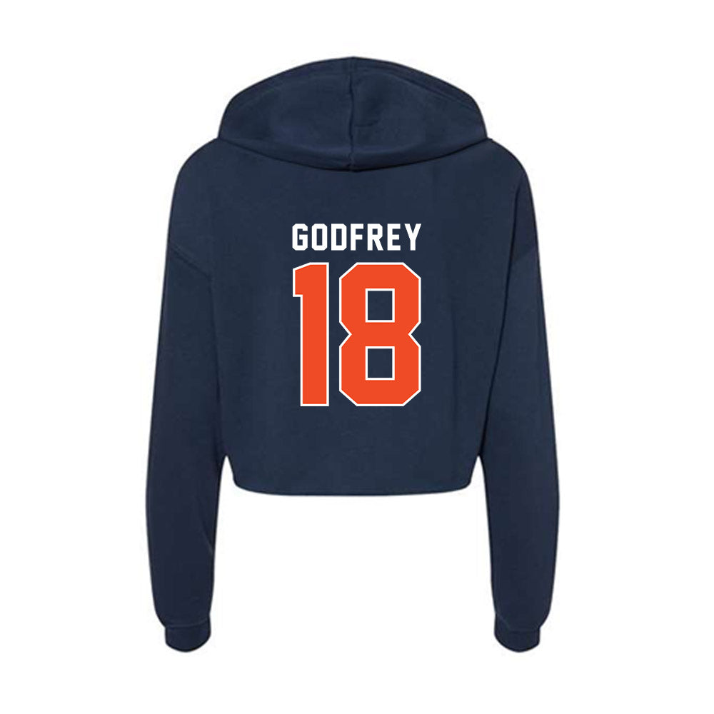 Auburn - NCAA Softball : Brit Godfrey - Women's Crop Fleece Hoodie-1