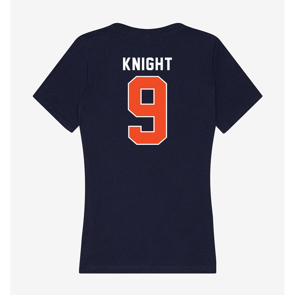 Auburn - NCAA Football : Deuce Knight - Women's V-Neck T-Shirt-1