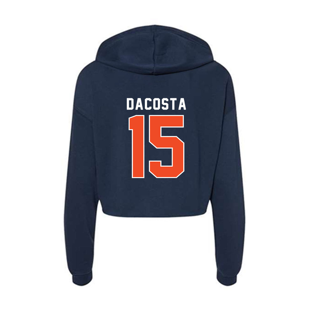 Auburn - NCAA Women's Volleyball : Alexis Dacosta - Women's Crop Fleece Hoodie-1