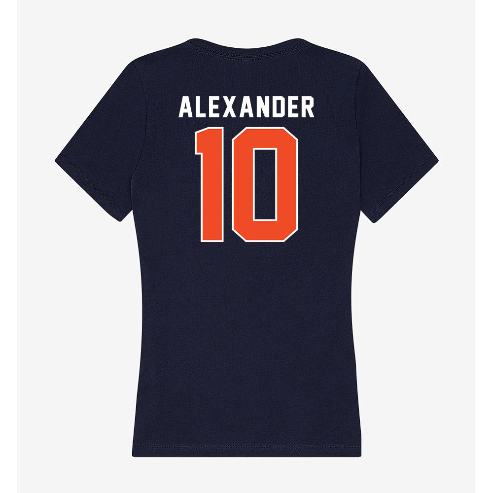 Auburn - NCAA Equestrian : Jill Alexander - Women's V-Neck T-Shirt-1