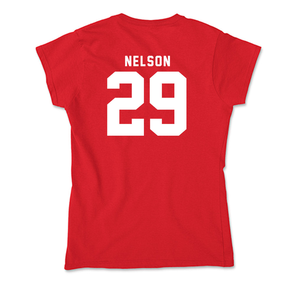 Nebraska - NCAA Football : Carter Nelson - Soft Style Women’s T-Shirt-1