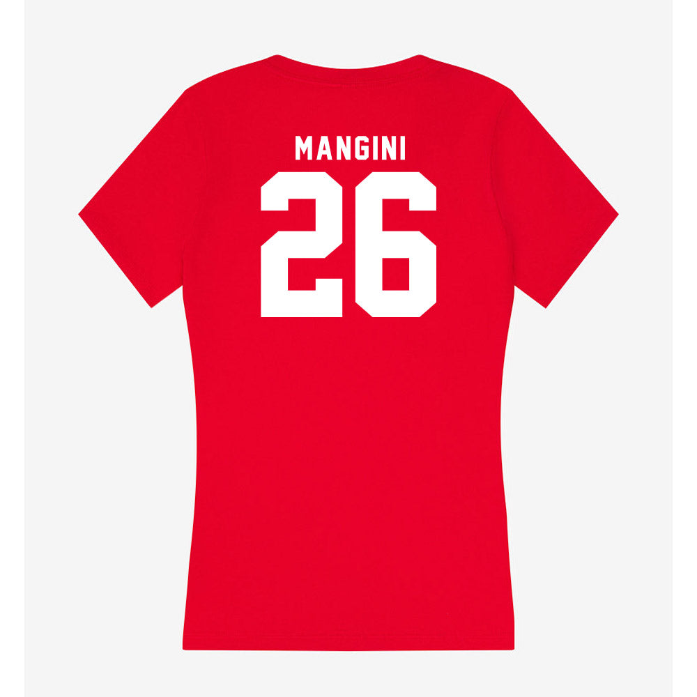 Nebraska - NCAA Football : Roman Mangini - Women's V-Neck T-Shirt-1