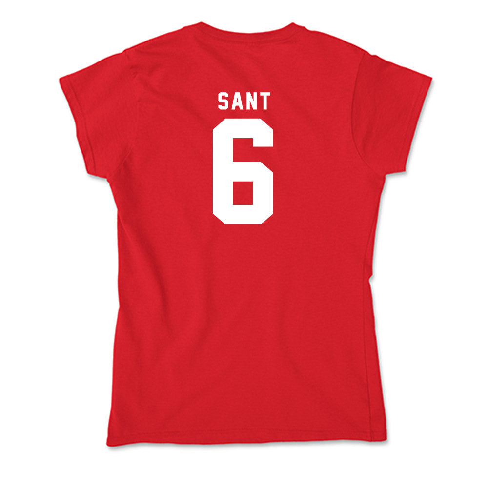 Nebraska - NCAA Women's Soccer : Sadie Sant - Soft Style Women’s T-Shirt-1