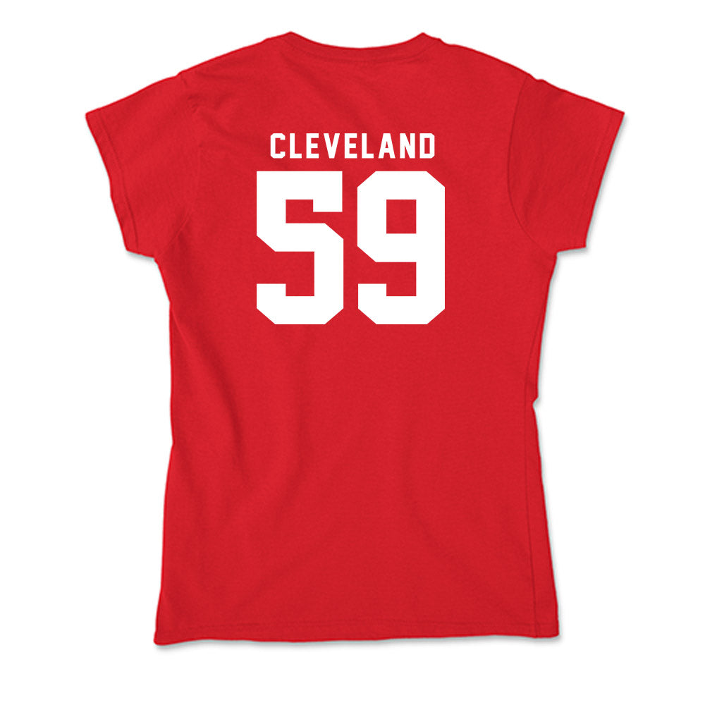 Nebraska - NCAA Football : Brody Cleveland - Soft Style Women’s T-Shirt-1