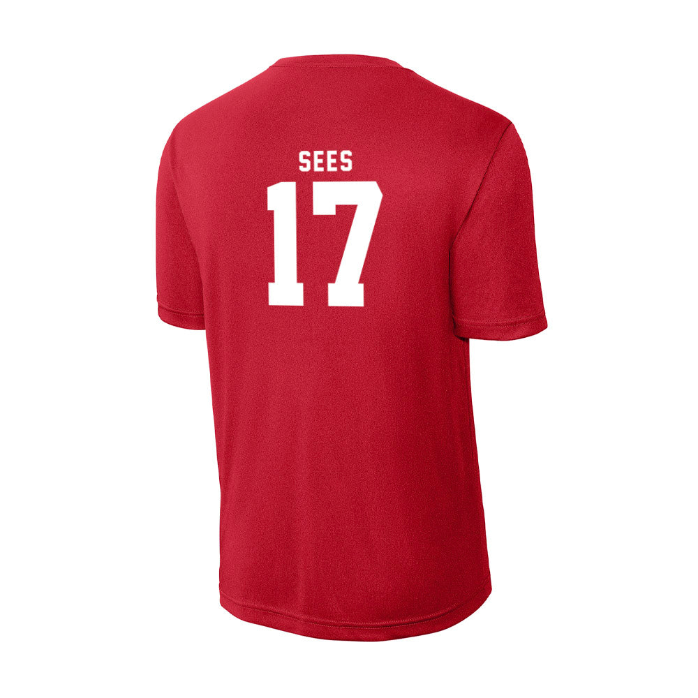 Nebraska - NCAA Women's Soccer : Jo Sees - Activewear T-Shirt-1