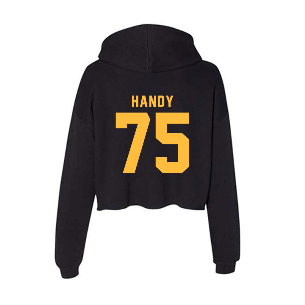 Minnesota - NCAA Football : Mark Handy - Women's Crop Fleece Hoodie-1