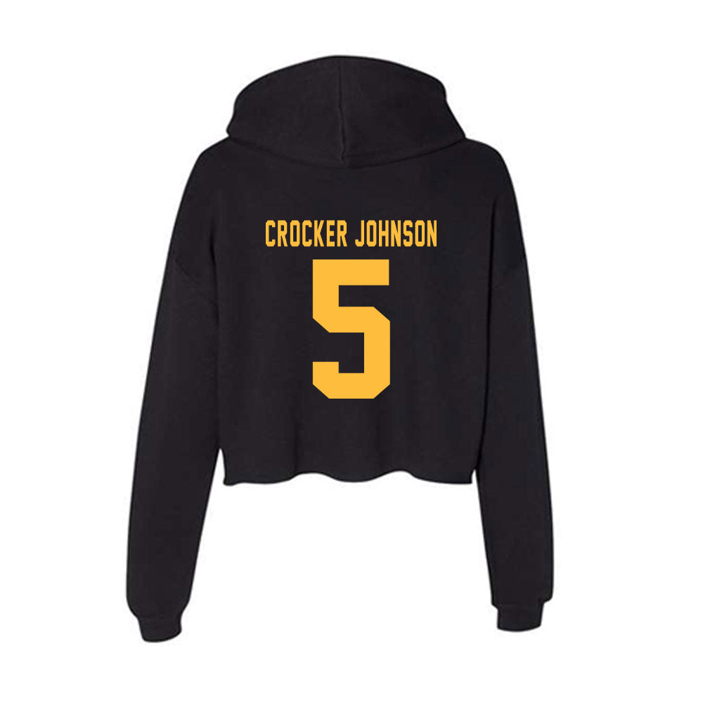 Minnesota - NCAA Men's Basketball : Jaylen Crocker johnson - Women's Crop Fleece Hoodie-1