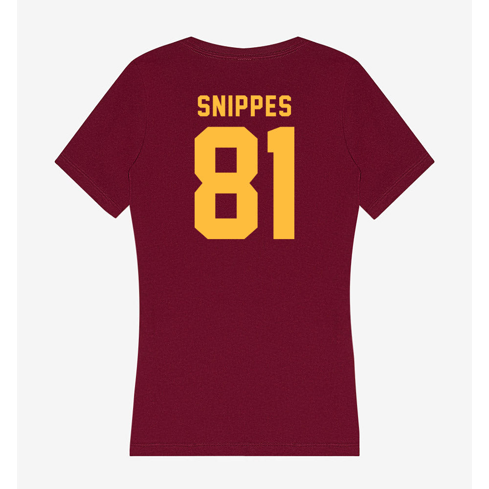 Minnesota - NCAA Softball : Jessa Snippes - Women's V-Neck T-Shirt-1