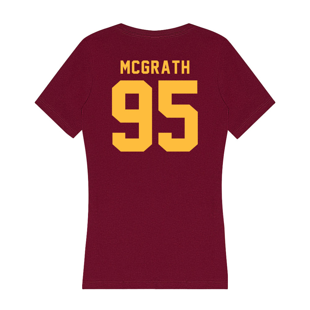 Minnesota - NCAA Football : Caleb McGrath - Women's V-Neck T-Shirt-1