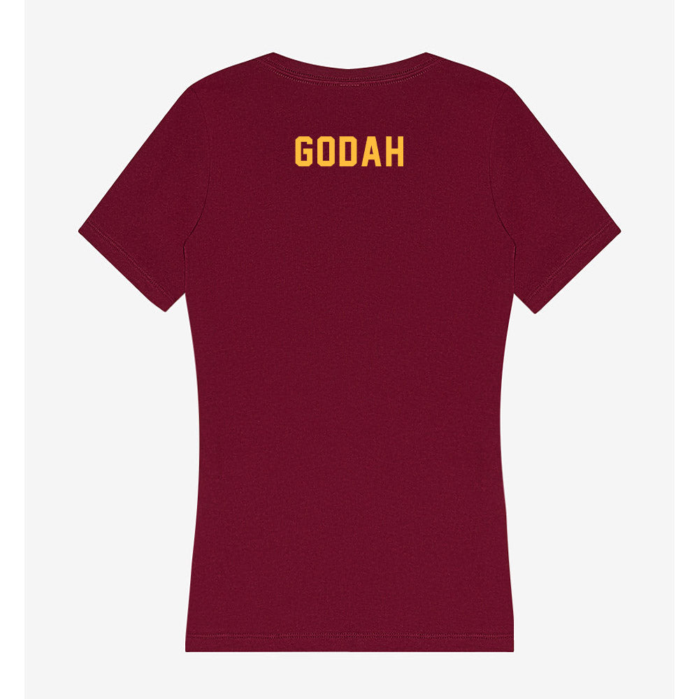 Minnesota - NCAA Women's Track & Field : Victory Godah - Women's V-Neck T-Shirt-1