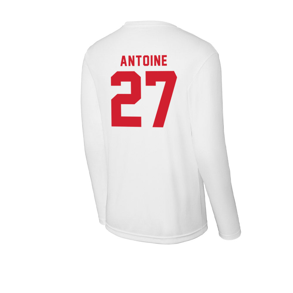 NC State - NCAA Men's Soccer : Nakai Antoine - Activewear Long Sleeve T-Shirt-1