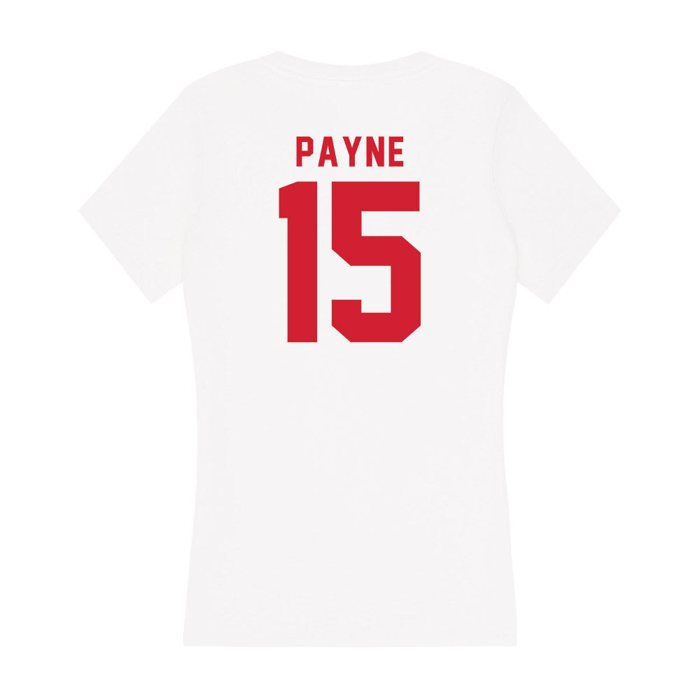 NC State - NCAA Men's Soccer : Aidan Payne - Women's V-Neck T-Shirt-1
