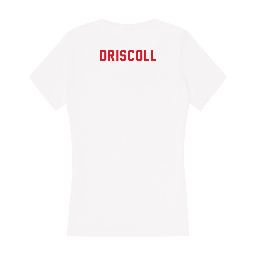 NC State - NCAA Women's Swimming & Diving : Tyler Driscoll - Women's V-Neck T-Shirt-1