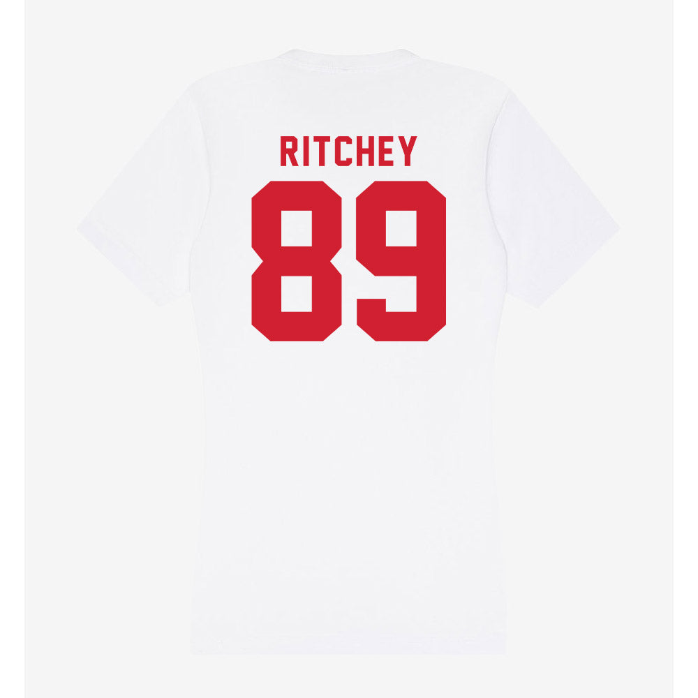 NC State - NCAA Football : Gus Ritchey - Women's V-Neck T-Shirt-1