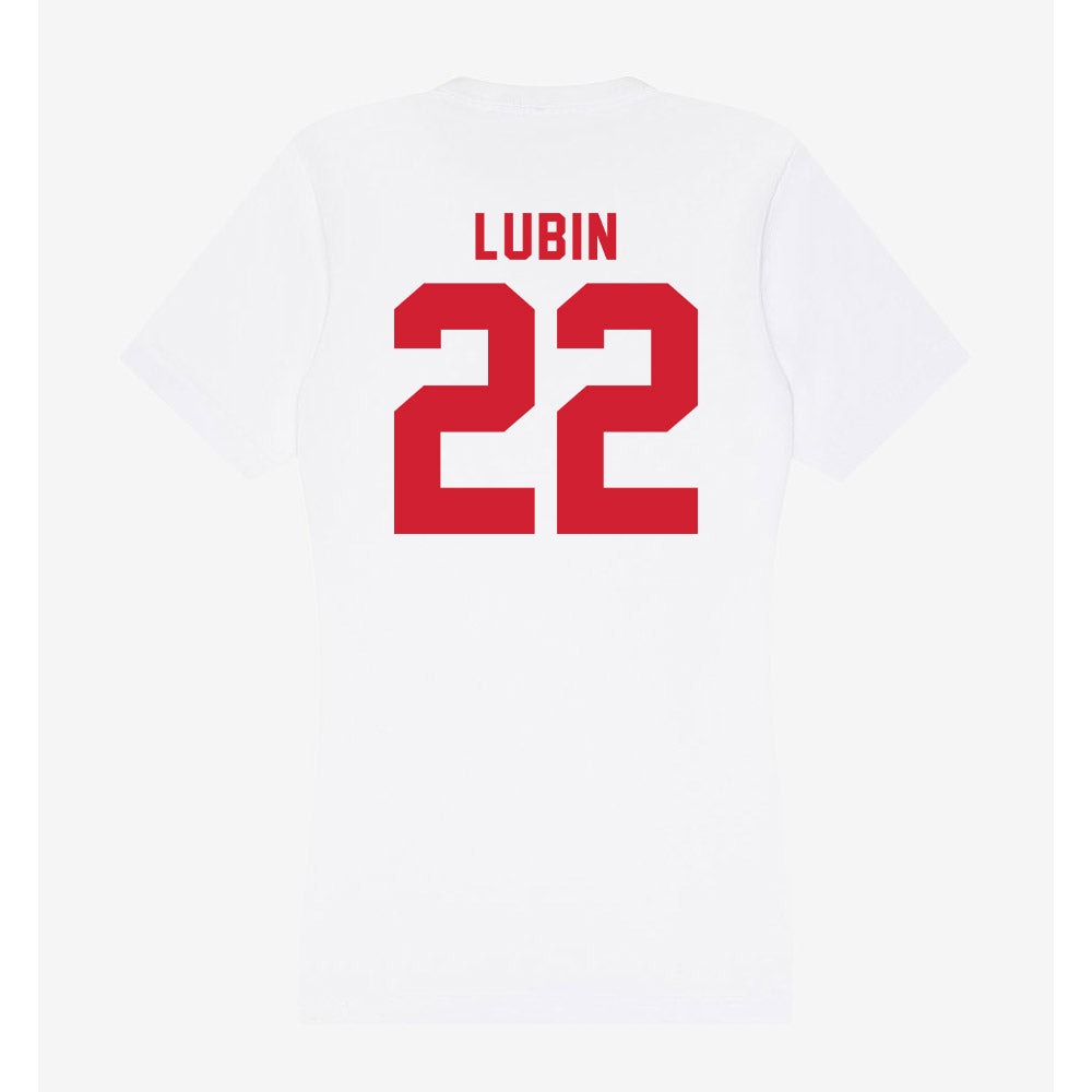 NC State - NCAA Men's Basketball : Ven-Allen Lubin - Women's V-Neck T-Shirt-1