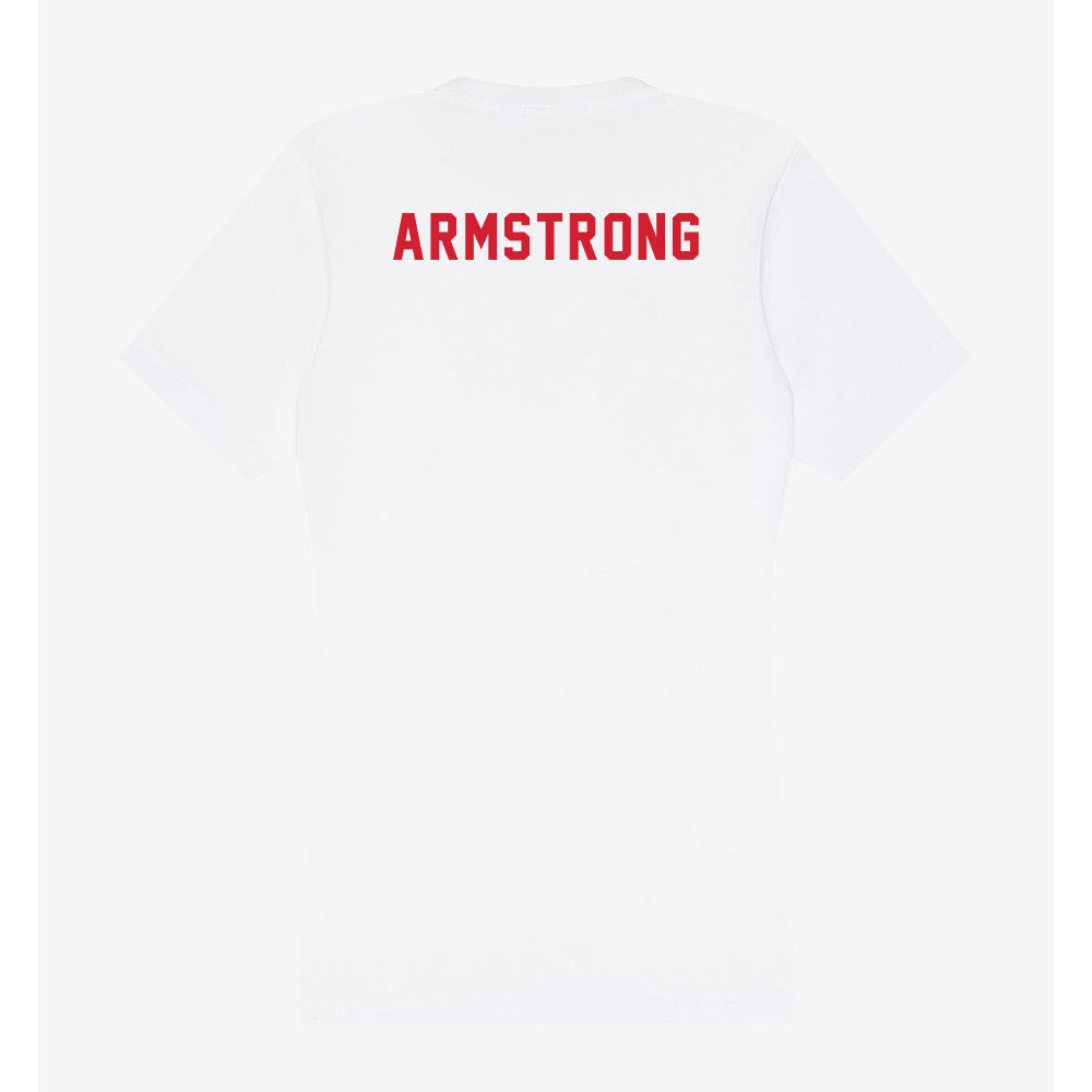 NC State - NCAA Women's Track & Field : Nia Armstrong - Women's V-Neck T-Shirt-1