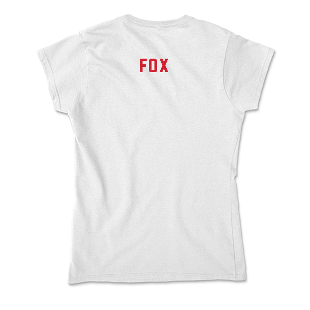 NC State - NCAA Men's Swimming & Diving : Jerry Fox - Soft Style Women’s T-Shirt-1