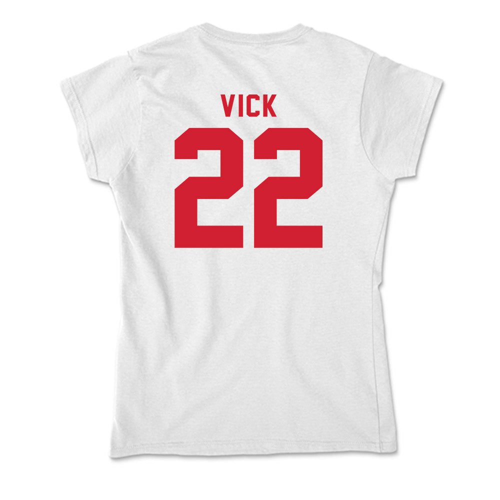 NC State - NCAA Football : Jackson Vick - Soft Style Women’s T-Shirt-1