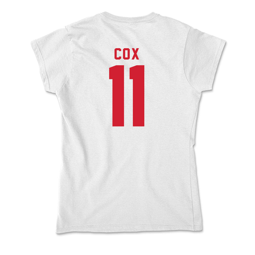NC State - NCAA Women's Basketball : Madison Cox - Soft Style Women’s T-Shirt-1