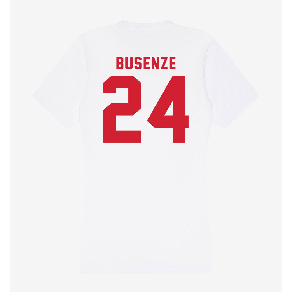 NC State - NCAA Men's Soccer : Isaac Busenze - Women's V-Neck T-Shirt-1