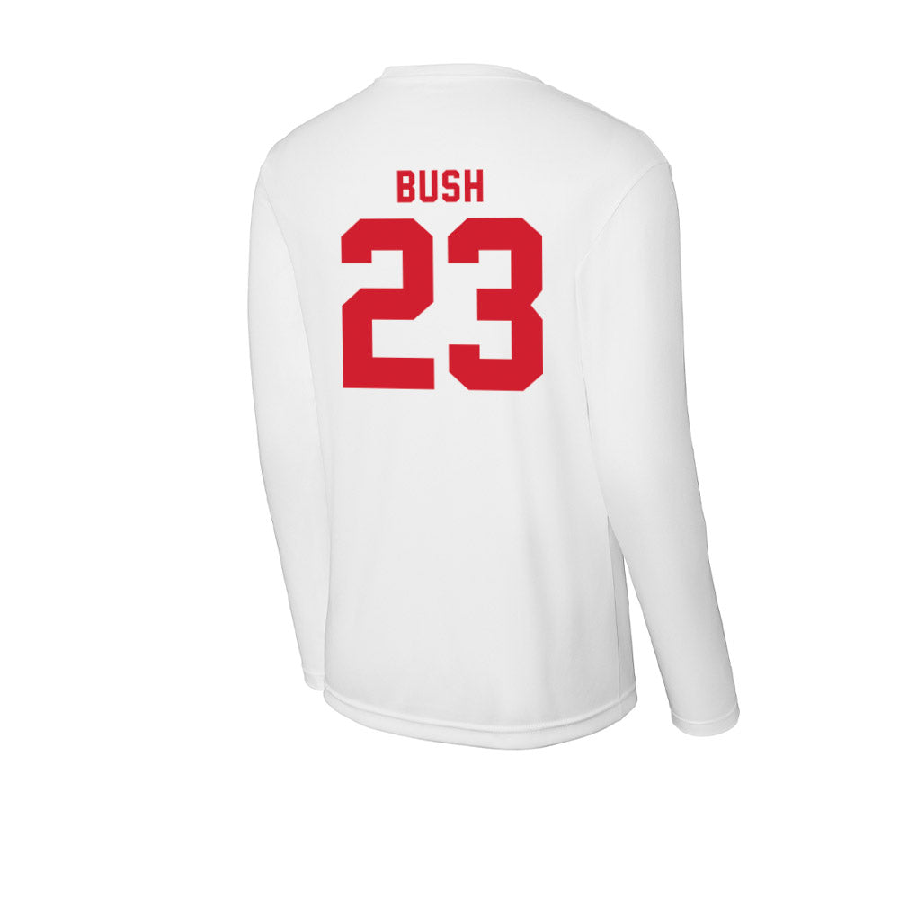 NC State - NCAA Men's Soccer : Austin Bush - Activewear Long Sleeve T-Shirt-1