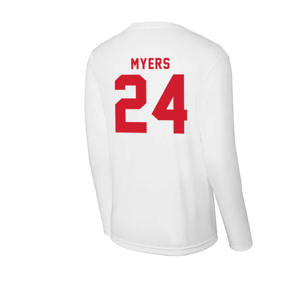 NC State - NCAA Football : Zack Myers - Activewear Long Sleeve T-Shirt