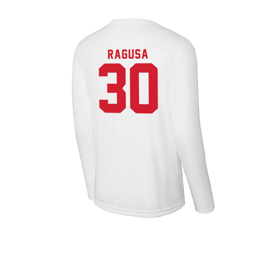 NC State - NCAA Baseball : Mikey Ragusa - Activewear Long Sleeve T-Shirt-1