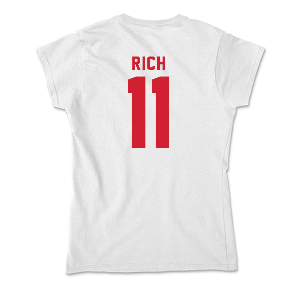 NC State - NCAA Women's Soccer : Eliza Rich - Soft Style Women’s T-Shirt-1