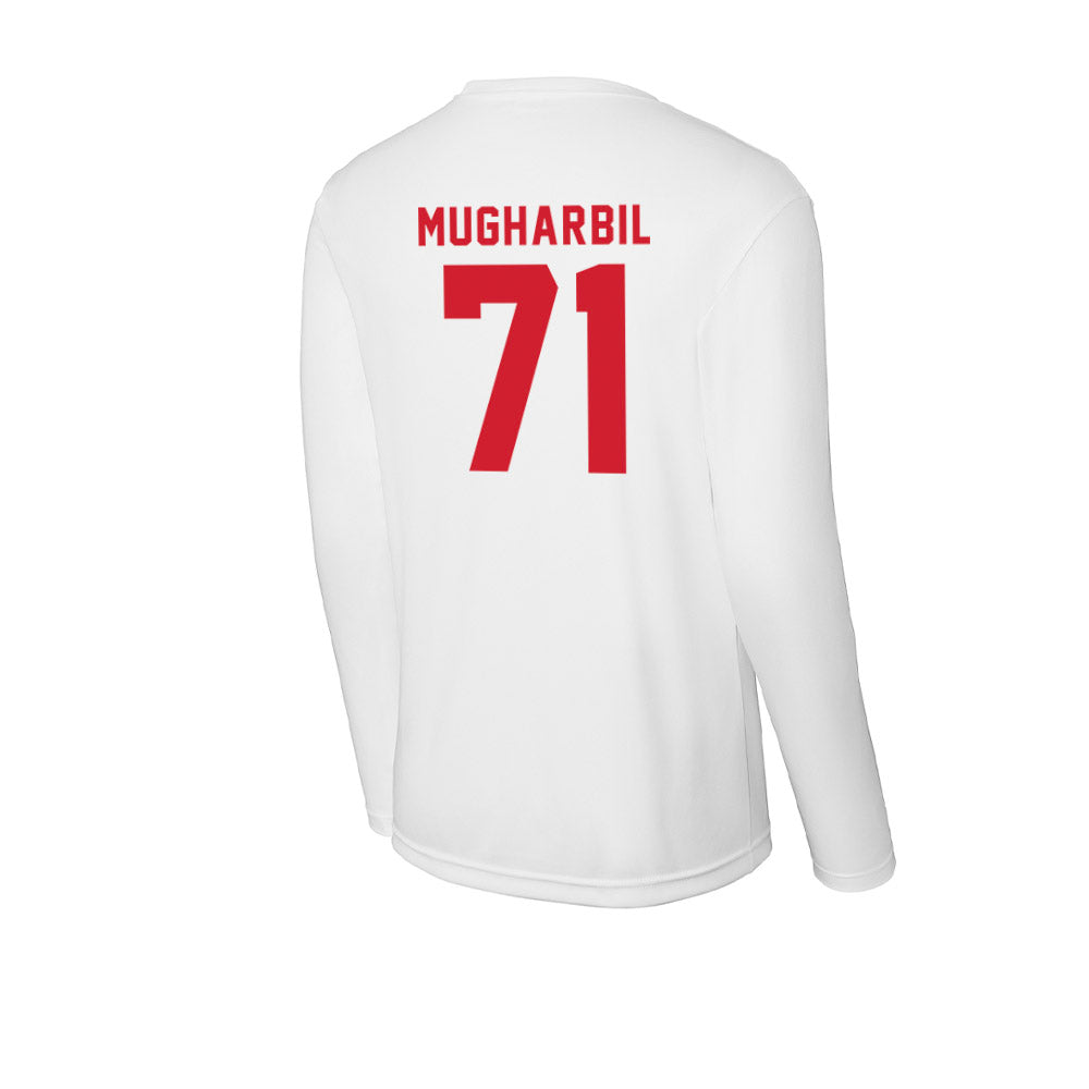 NC State - NCAA Football : Yousef Mugharbil - Activewear Long Sleeve T-Shirt-1