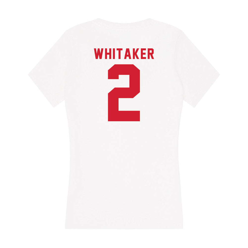 NC State - NCAA Softball : Ellington Whitaker - Women's V-Neck T-Shirt-1