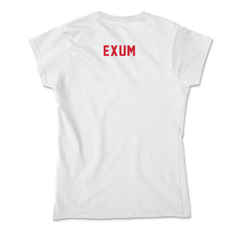 NC State - NCAA Women's Track & Field : Ta'Honny Exum - Soft Style Women’s T-Shirt-1