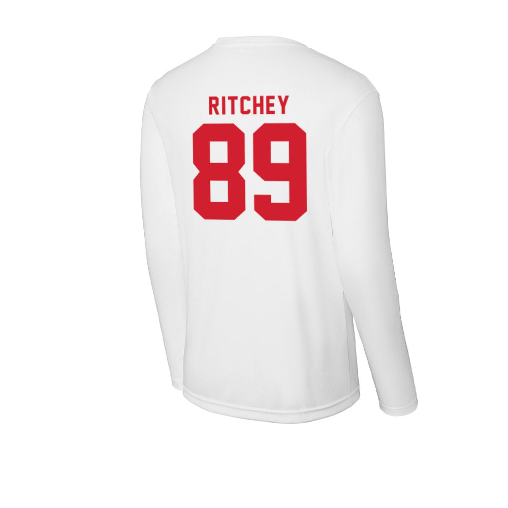 NC State - NCAA Football : Gus Ritchey - Activewear Long Sleeve T-Shirt-1