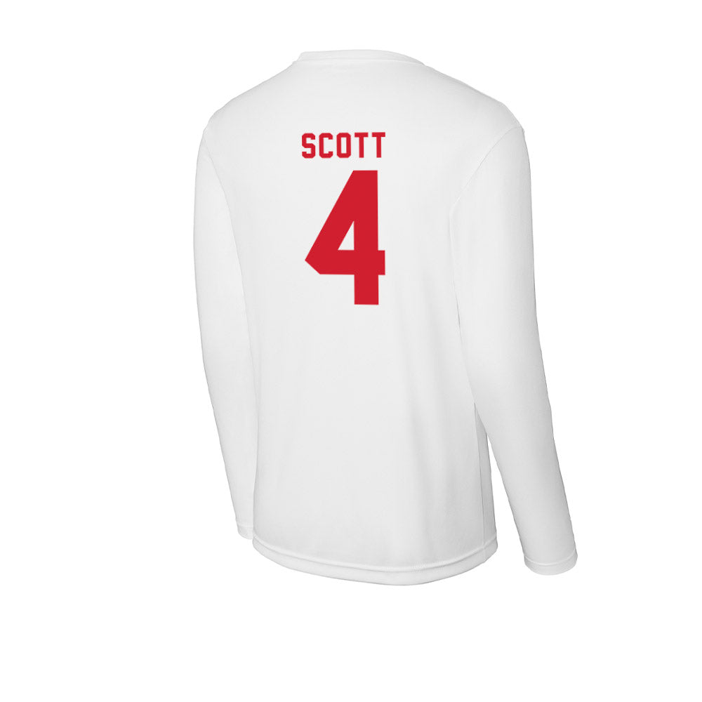 NC State - NCAA Football : Duke Scott - Activewear Long Sleeve T-Shirt-1