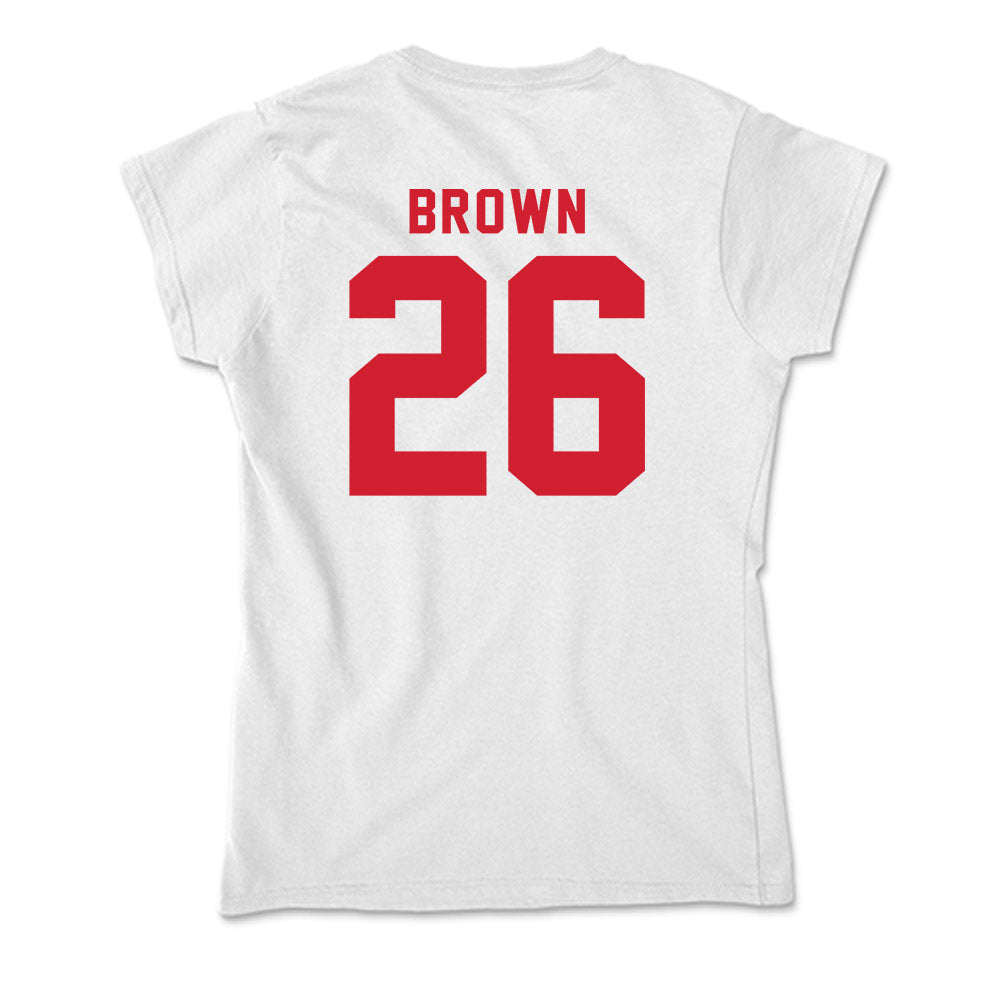 NC State - NCAA Football : Asaad Brown - Soft Style Women’s T-Shirt-1