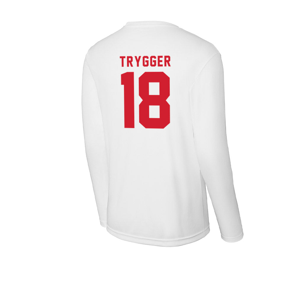NC State - NCAA Women's Basketball : Tilda Trygger - Activewear Long Sleeve T-Shirt-1