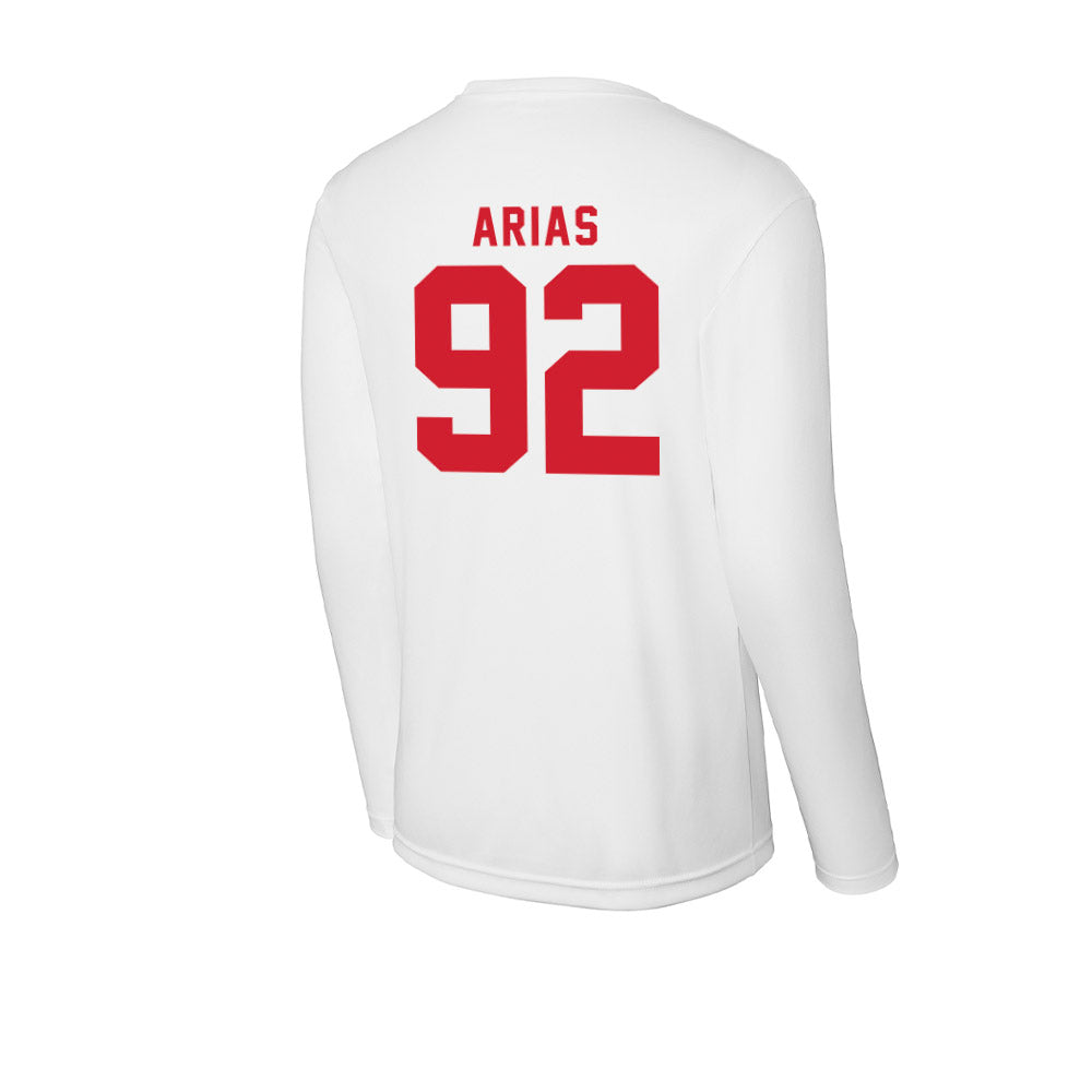 NC State - NCAA Football : Aiden Arias - Activewear Long Sleeve T-Shirt