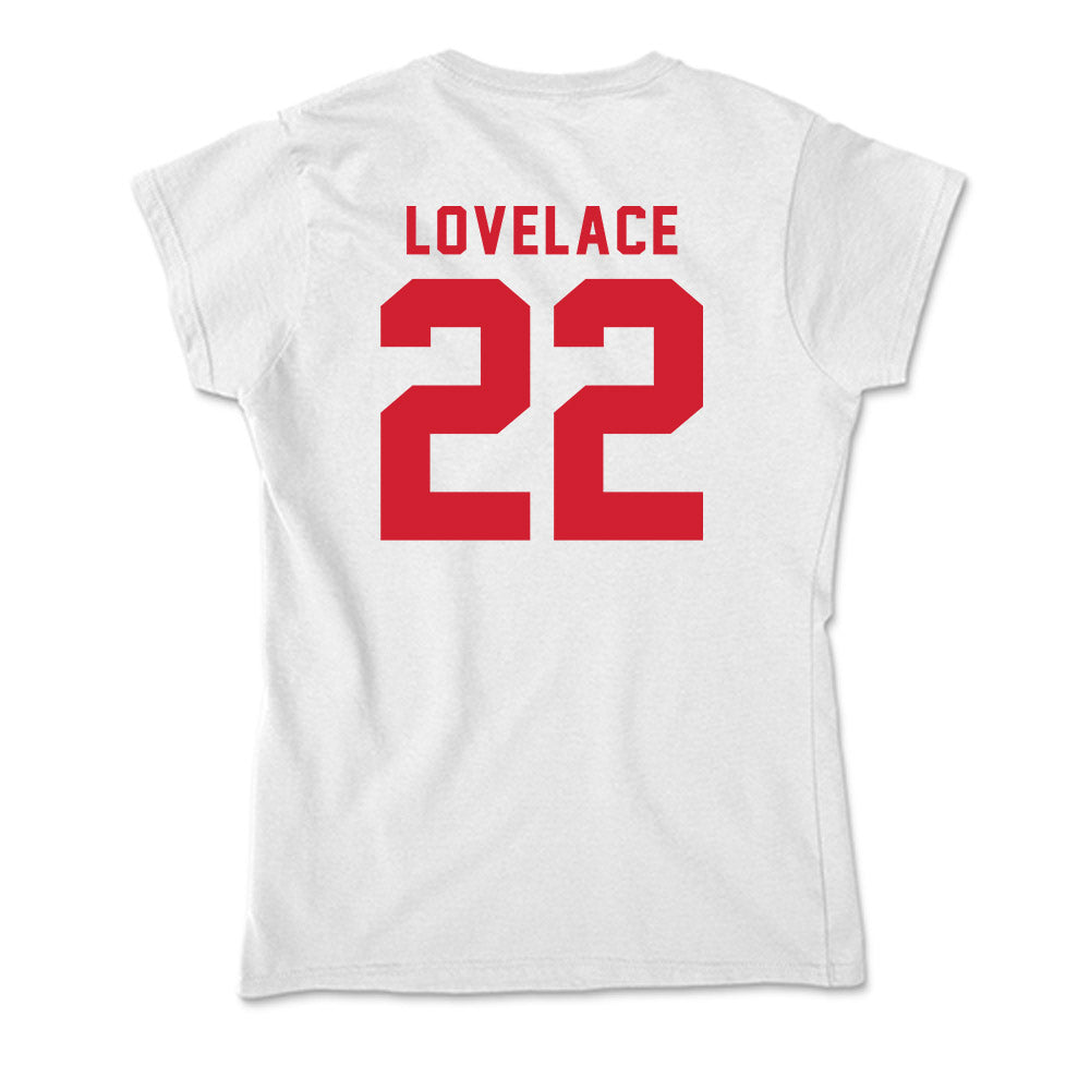 NC State - NCAA Men's Soccer : Drew Lovelace - Soft Style Women’s T-Shirt-1