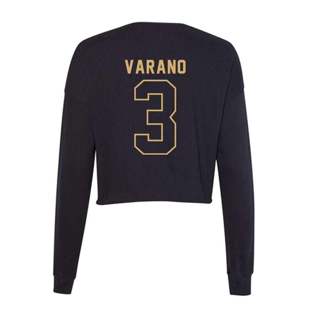 Vanderbilt - NCAA Women's Bowling : Victoria Varano - Women's Cropped Crew Fleece-1