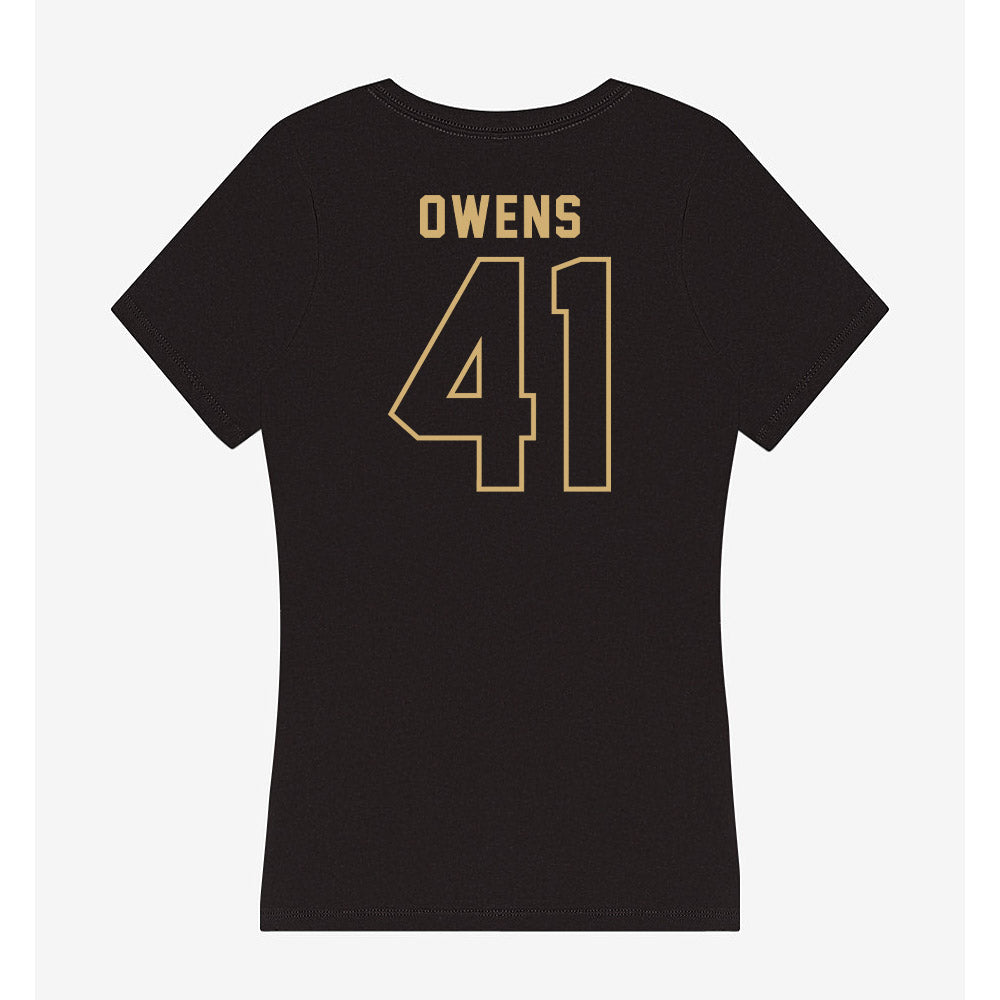 Vanderbilt - NCAA Football : Stone Owens - Women's V-Neck T-Shirt-1