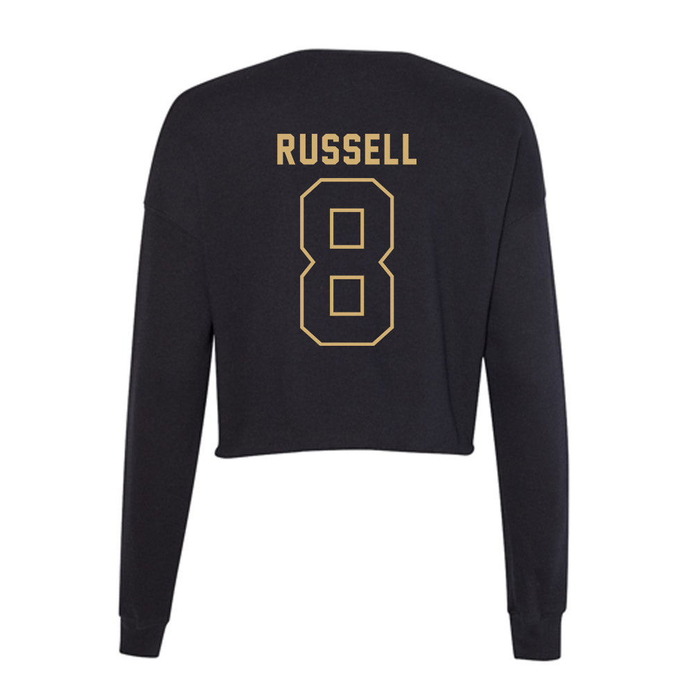 Vanderbilt - NCAA Football : Tyson Russell - Women's Cropped Crew Fleece-1