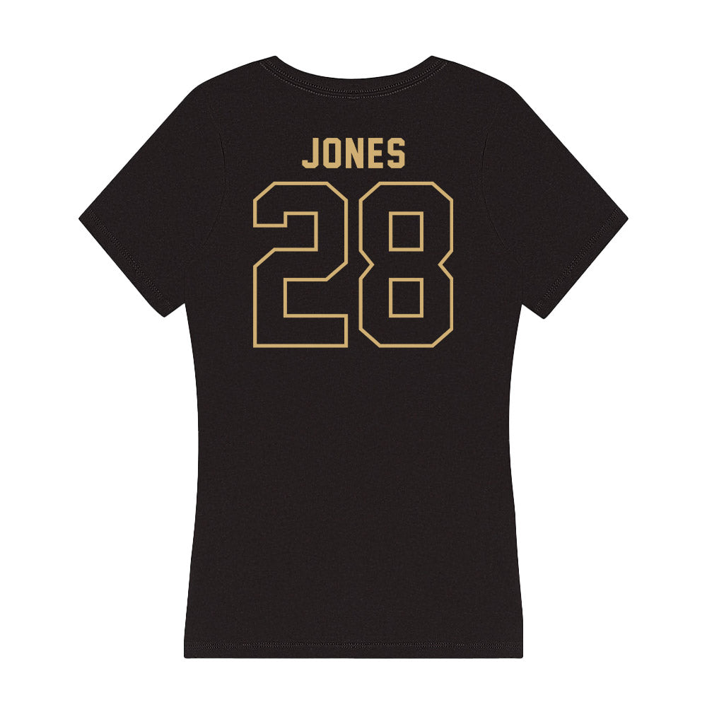 Vanderbilt - NCAA Football : Thomas Jones - Women's V-Neck T-Shirt-1