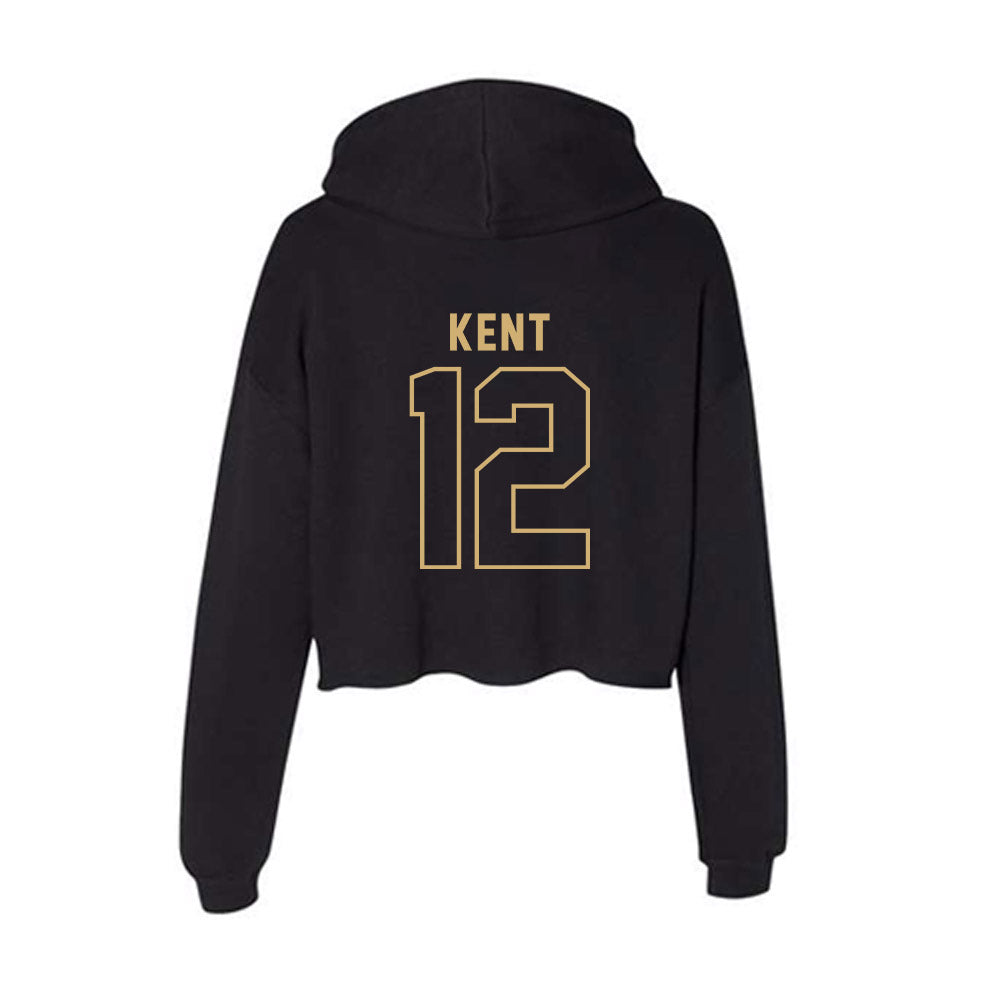 - NCAA Women's Bowling : Natalie Kent - Women's Crop Fleece Hoodie-1
