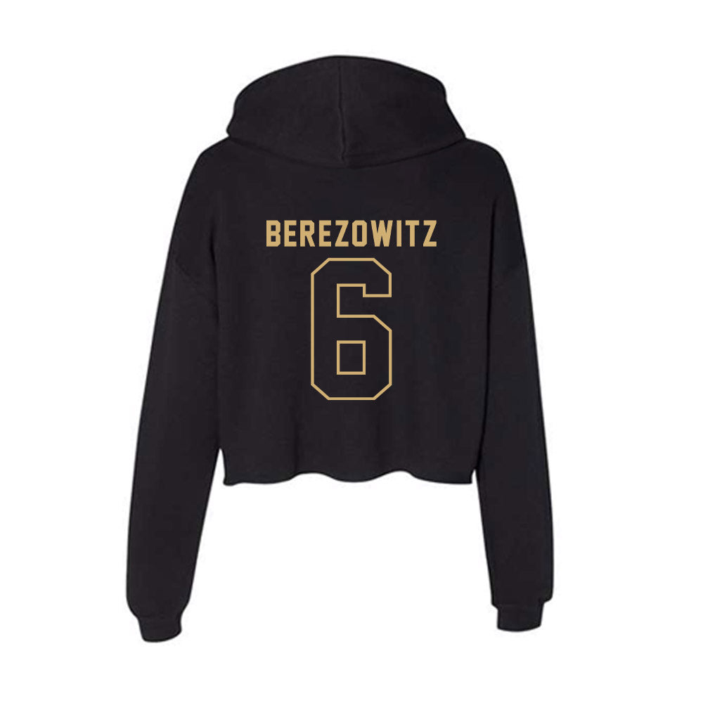 Vanderbilt - NCAA Women's Volleyball : Kati Berezowitz - Women's Crop Fleece Hoodie-1