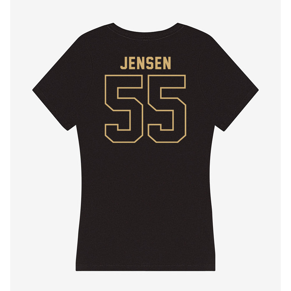 Vanderbilt - NCAA Baseball : Max Jensen - Women's V-Neck T-Shirt-1